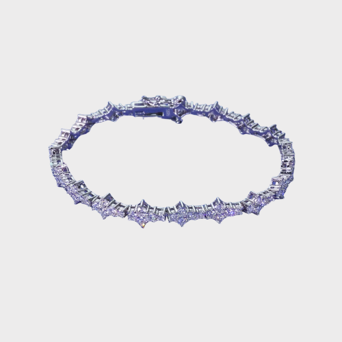 Moissanite Spike Bracelet