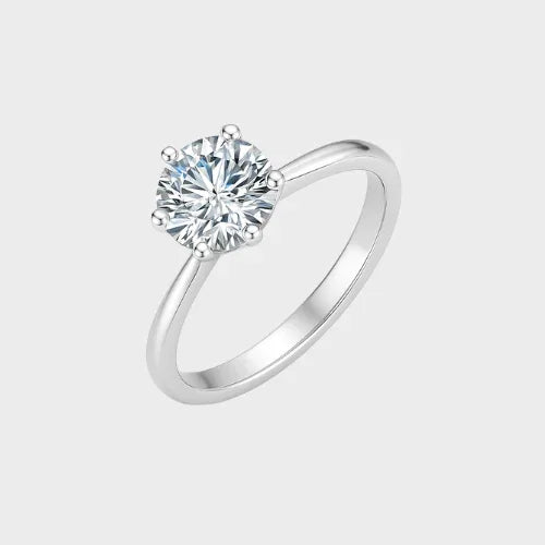 Moissanite Ring 8mm