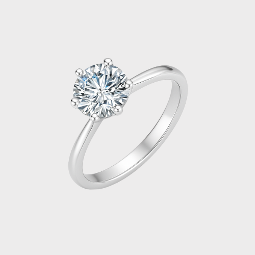 Moissanite Ring 8mm